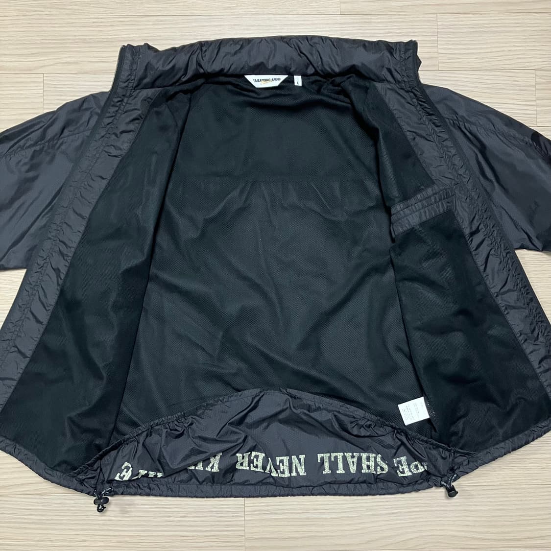 [BAPE] 베이프 자켓 윈드브레이커 바람막이 블랙 상품이미지8