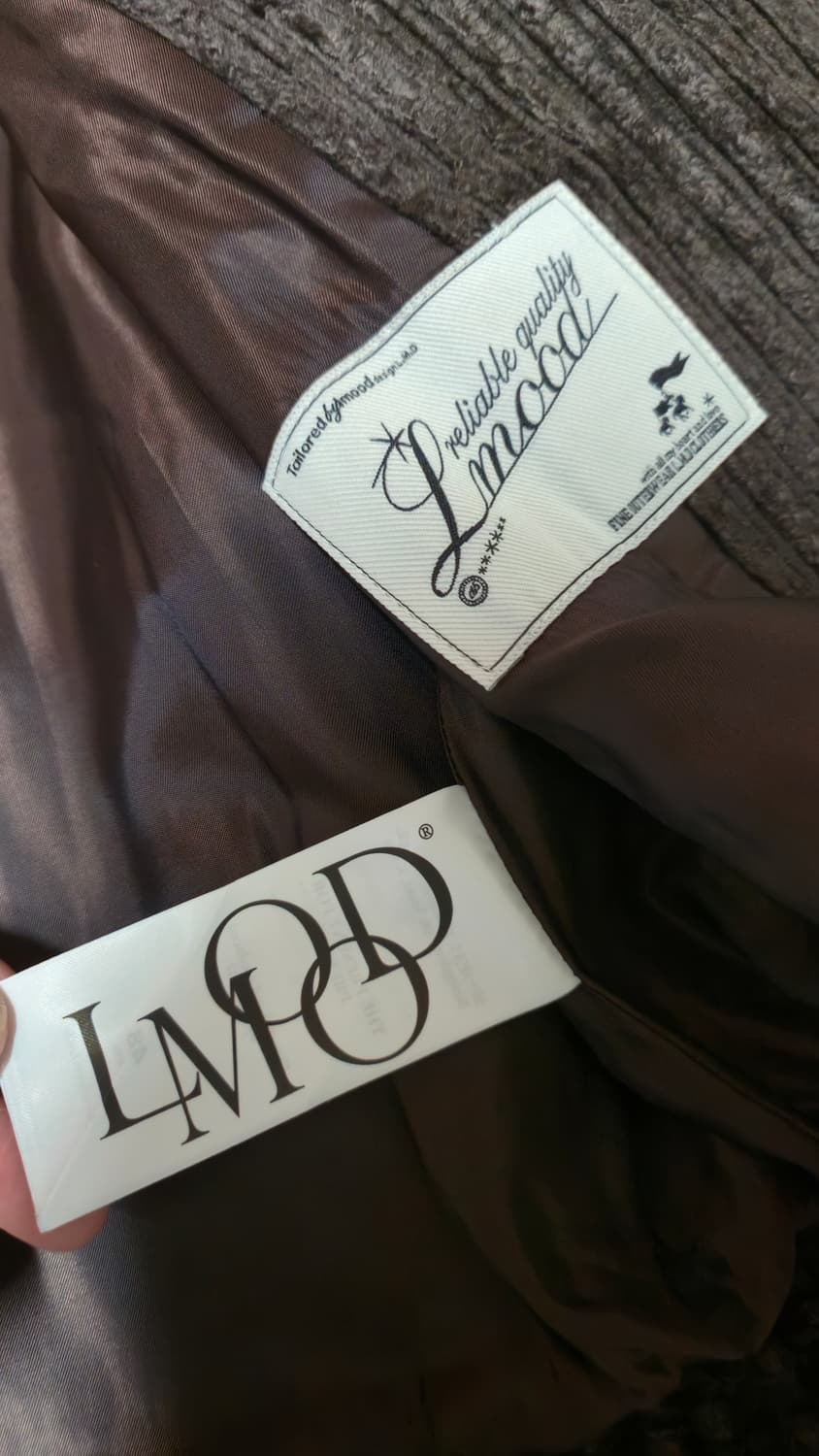 [48] 엘무드 프렌치 코튼 코듀로이 오피서 자켓 브라운 상품이미지2