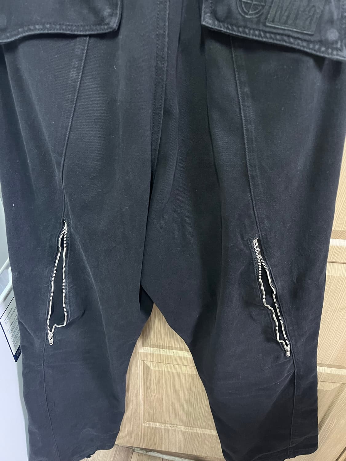 [M]플라스틱프로덕트 지퍼 팬츠 wave zipper 상품이미지2