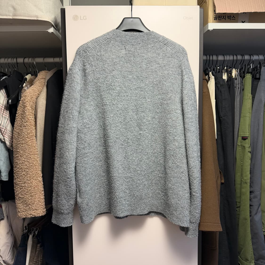 COS 릴렉스드 울 가디건 (L) 상품이미지4