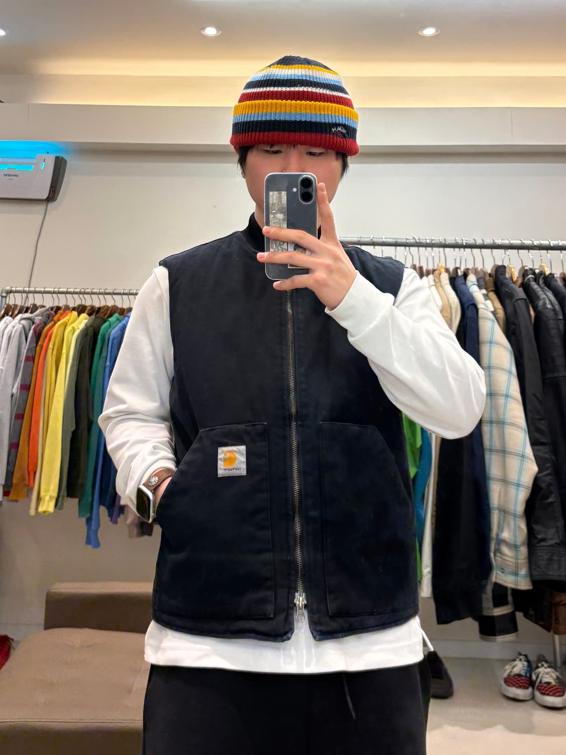 칼하트 투웨이 덕 캔버스 워크 베스트 상품이미지8