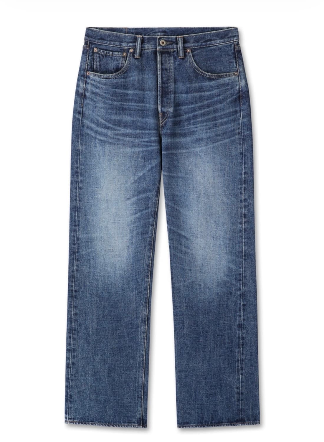 B&W Kasuri Nep Selvedge Denim Pants - Ol 상품이미지2