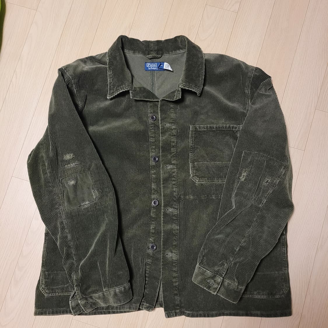 [XL] 폴로 랄프로렌 디스트레스트 코듀로이 초어자켓 디스트레스드 상품이미지1