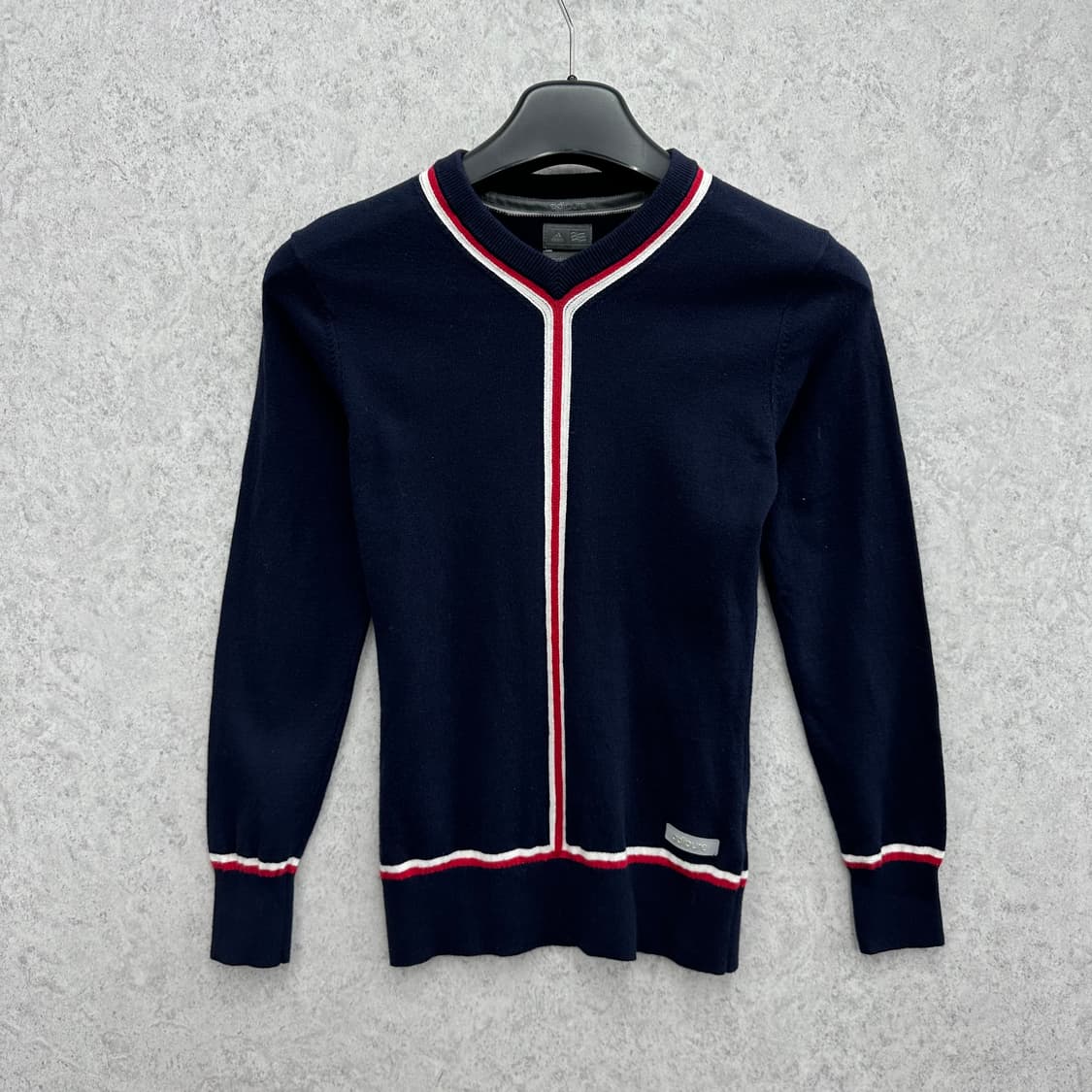 85 아디다스 퓨어 골프 여자 울 브이넥 니트 상품이미지1