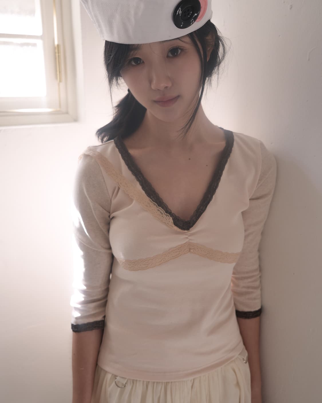인앤양인하모니 Lace top, pink 상품이미지4