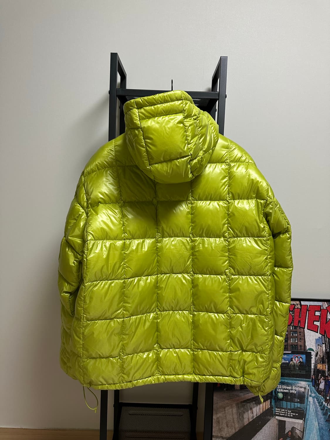 [XL] 스투시 미드웨이트 경량패딩 라임 상품이미지4