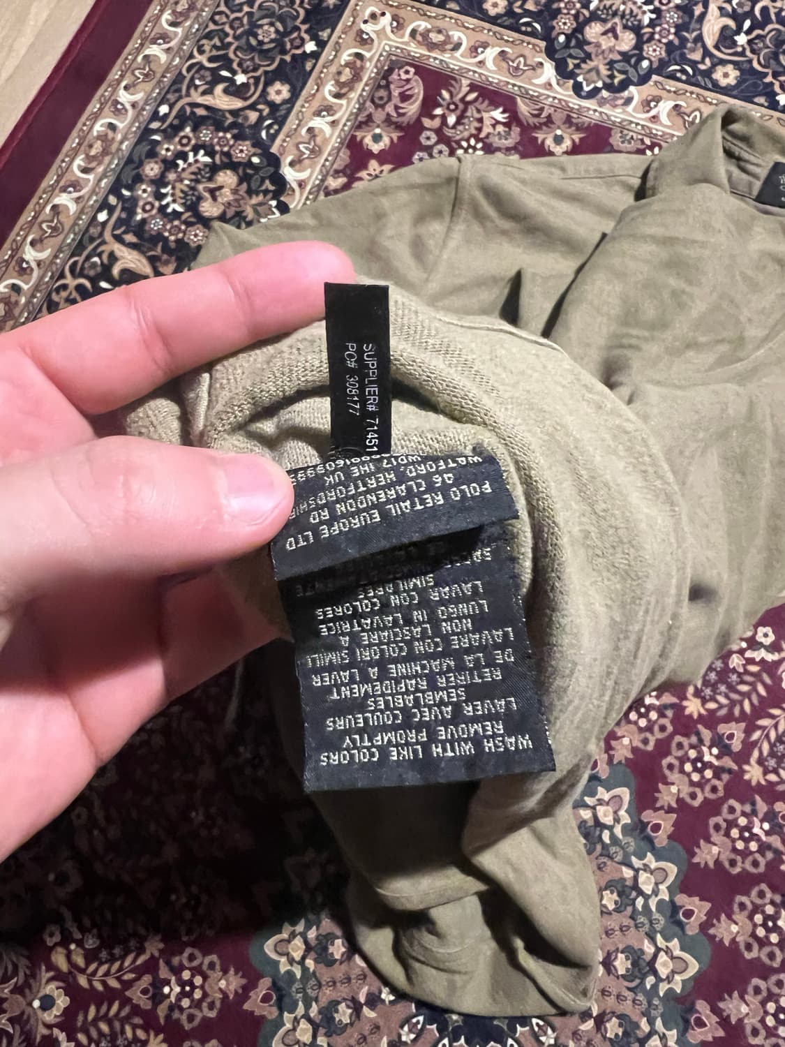 RRL 더블알엘 코튼 저지 밀리터리 워크 셔츠 상품이미지5