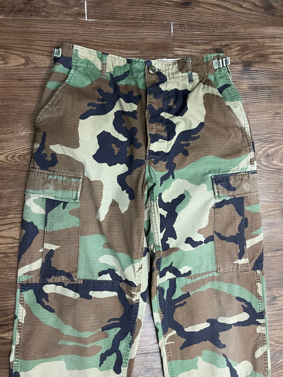 90s 미군 오리지널 우드랜드 BDU 팬츠 MS 상품이미지2