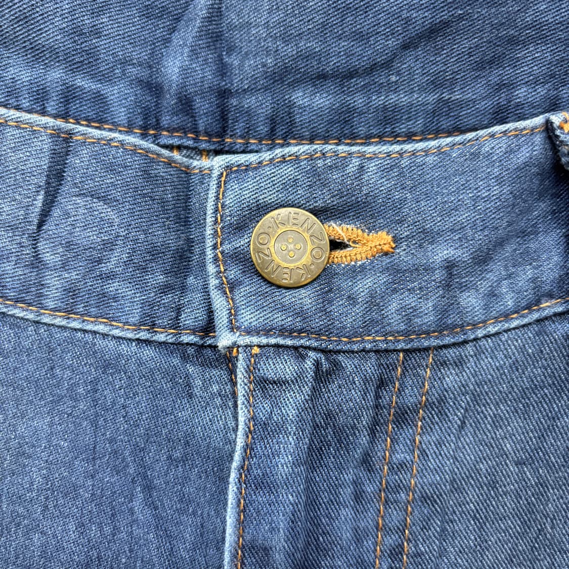 겐조 진청색 데님 청바지 허리34in 상품이미지2