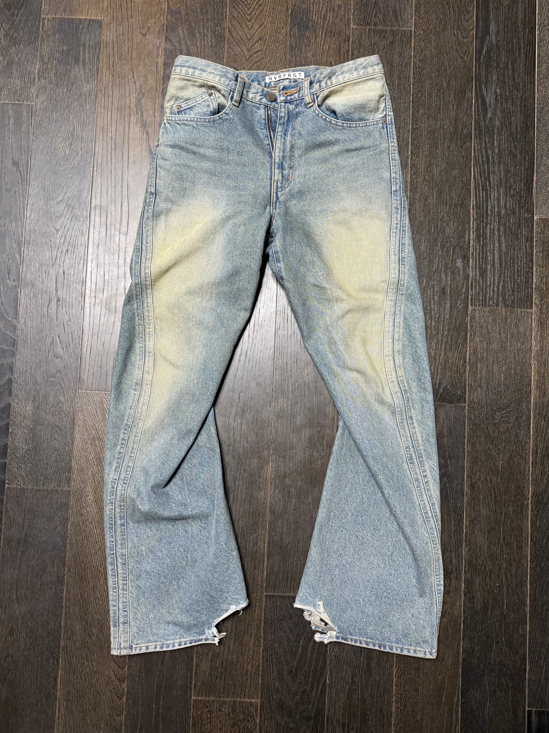 네버포겟 2사이즈 워싱데님 상품이미지1