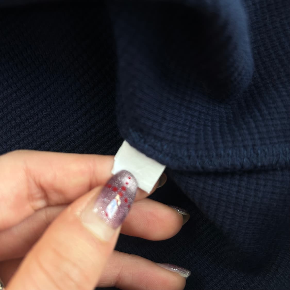 Polo 폴로 레드포니 네이비 와플 후드니트 상품이미지6