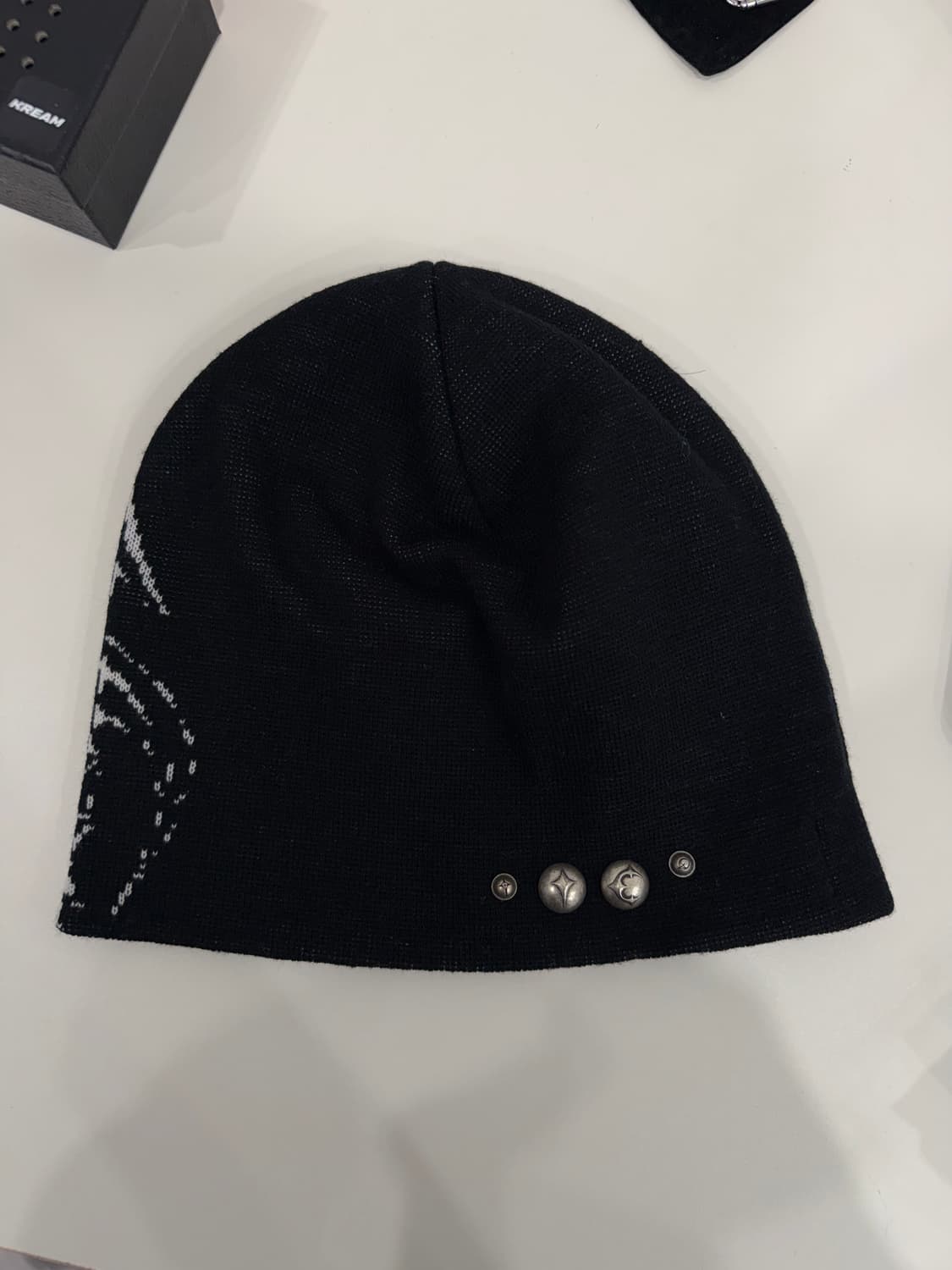 떠그클럽 아이언 스피어 핀 비니 블랙 상품이미지2