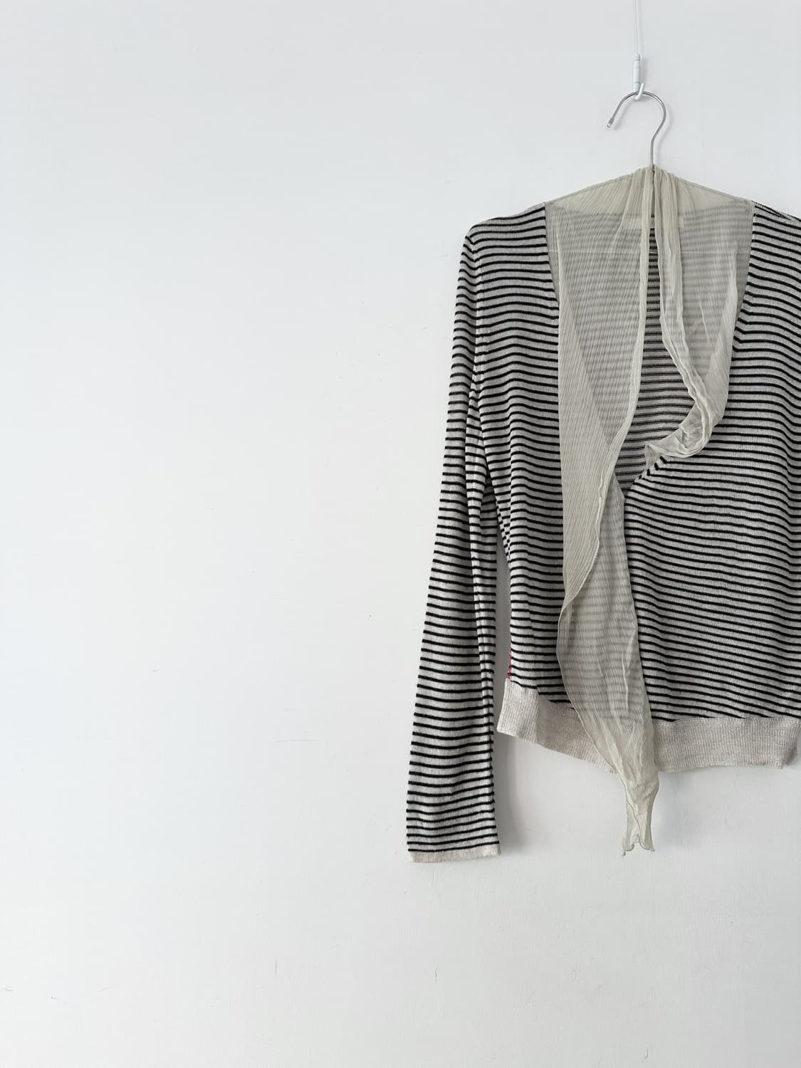 SYSTEM unbal drape cardigan 상품이미지2