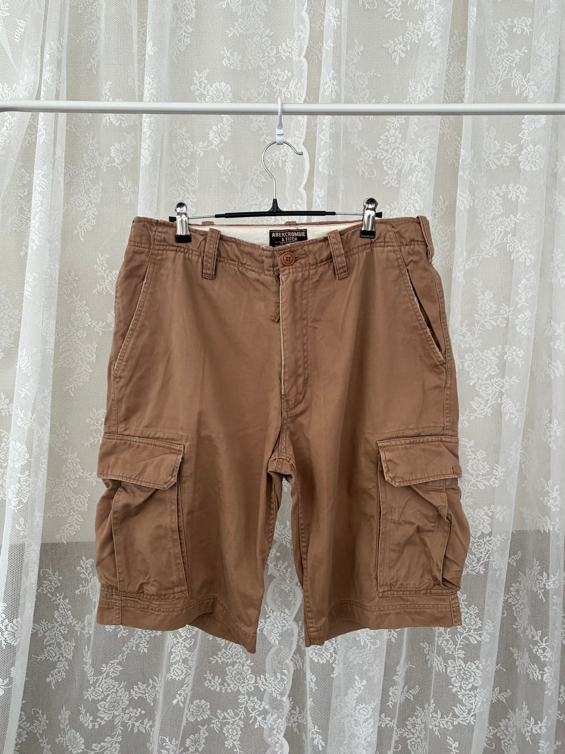 34) 아베크롬비 카고 버뮤다 반바지 브라운 상품이미지1