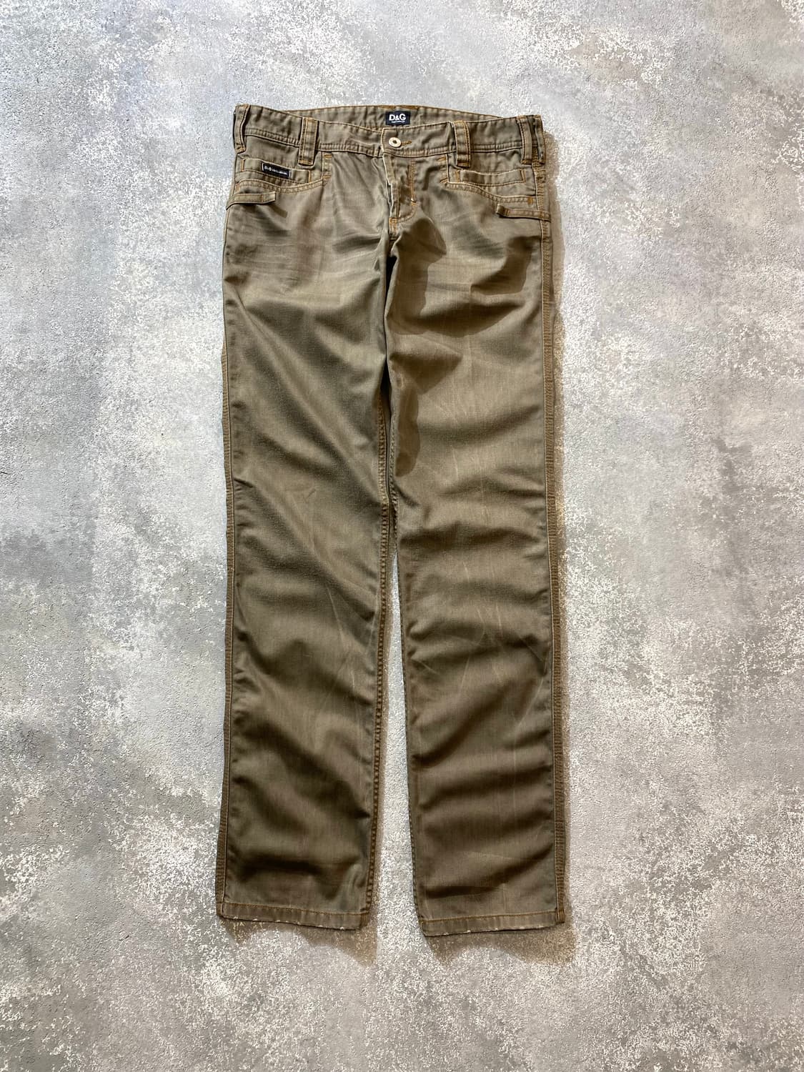 [32] D&G 돌체앤가바나 빈티지 워시드 데님팬츠 상품이미지1