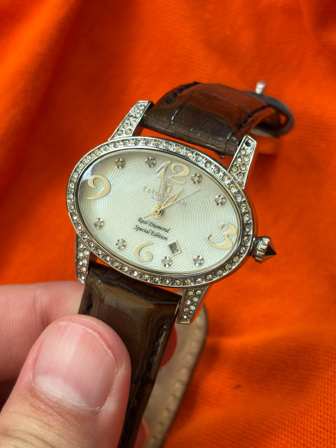 Vintage Tateossian leather watch 상품이미지3