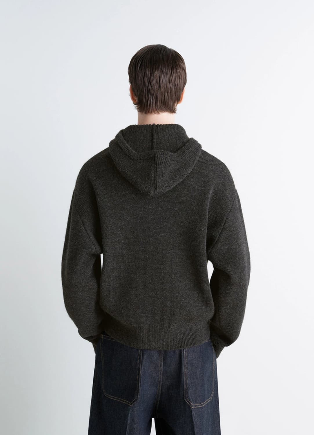[S,M,L]르메르 25fw 후드 스웨터/다크 에스프레소 상품이미지4