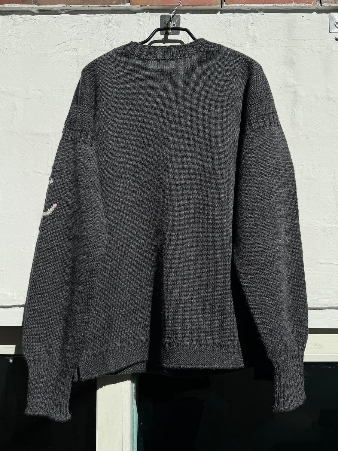 Guernsey Woollens 건지 울른스 차콜 니트 스웨터 40 상품이미지8