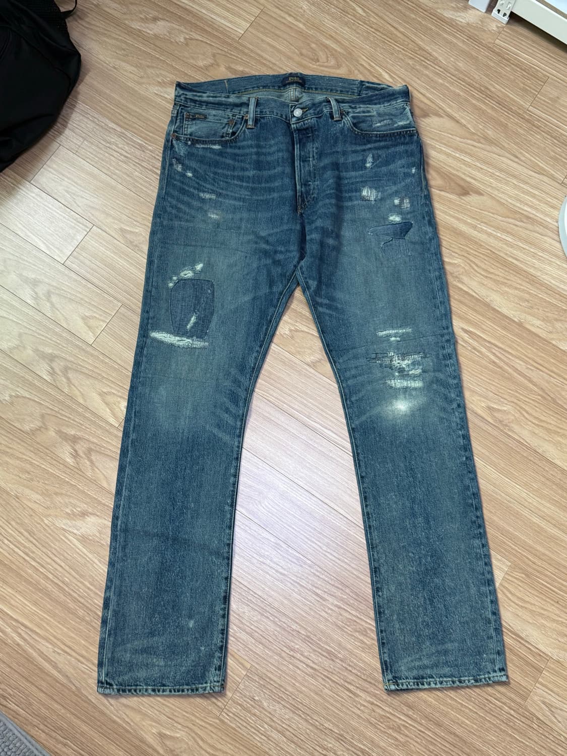 폴로 랄프로렌 바릭 데미지 데님 상품이미지1