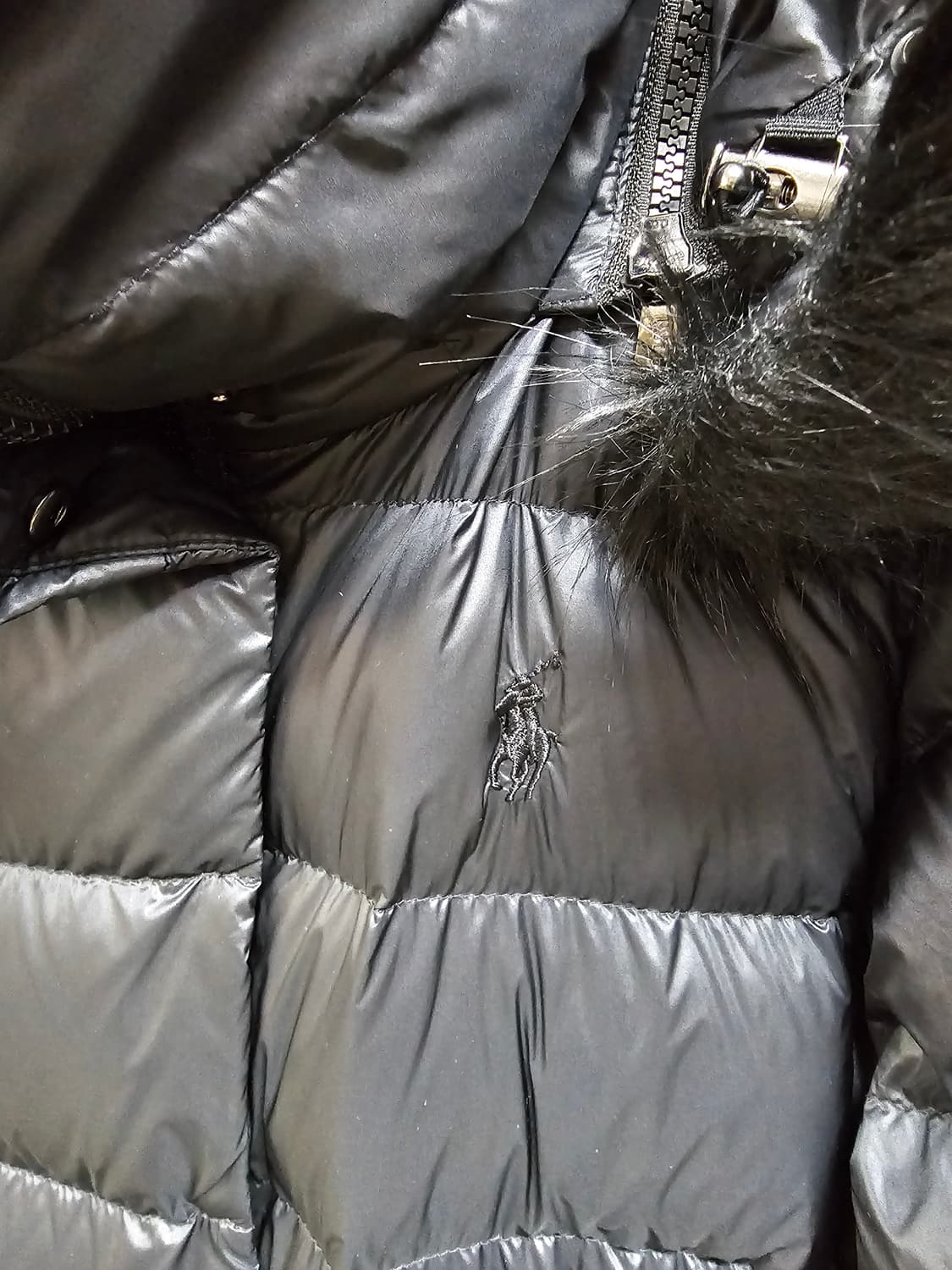 폴로랄프로렌 벨티드 퍼 덕다운패딩 M 신형정품큐알 상품이미지3