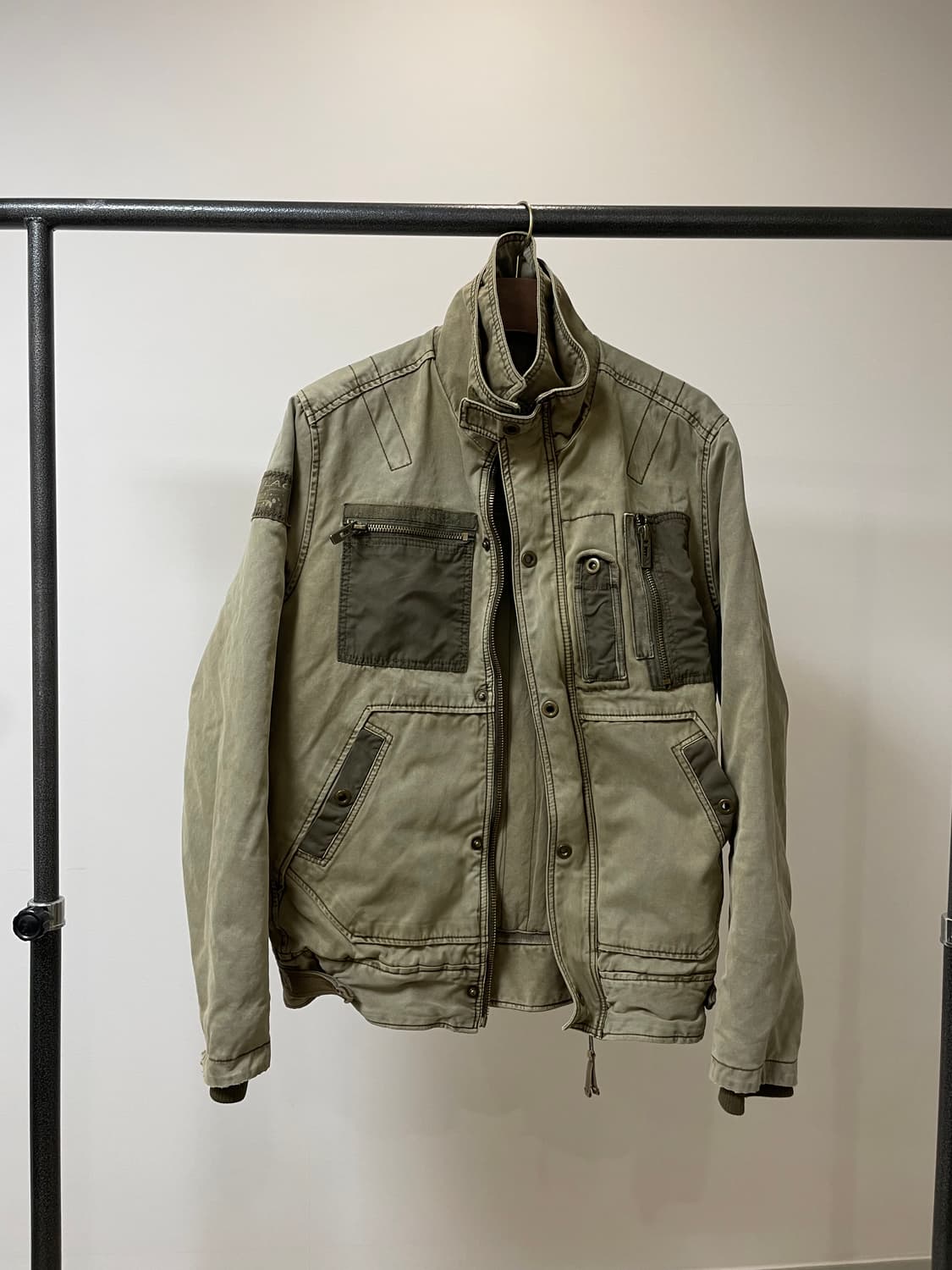(L) jet lag 빈티지 퍼티그 카고 자켓 상품이미지1