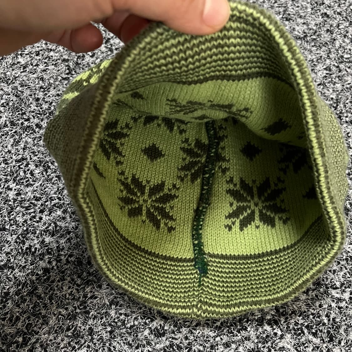 빈티지 울 니트 비니  상품이미지2