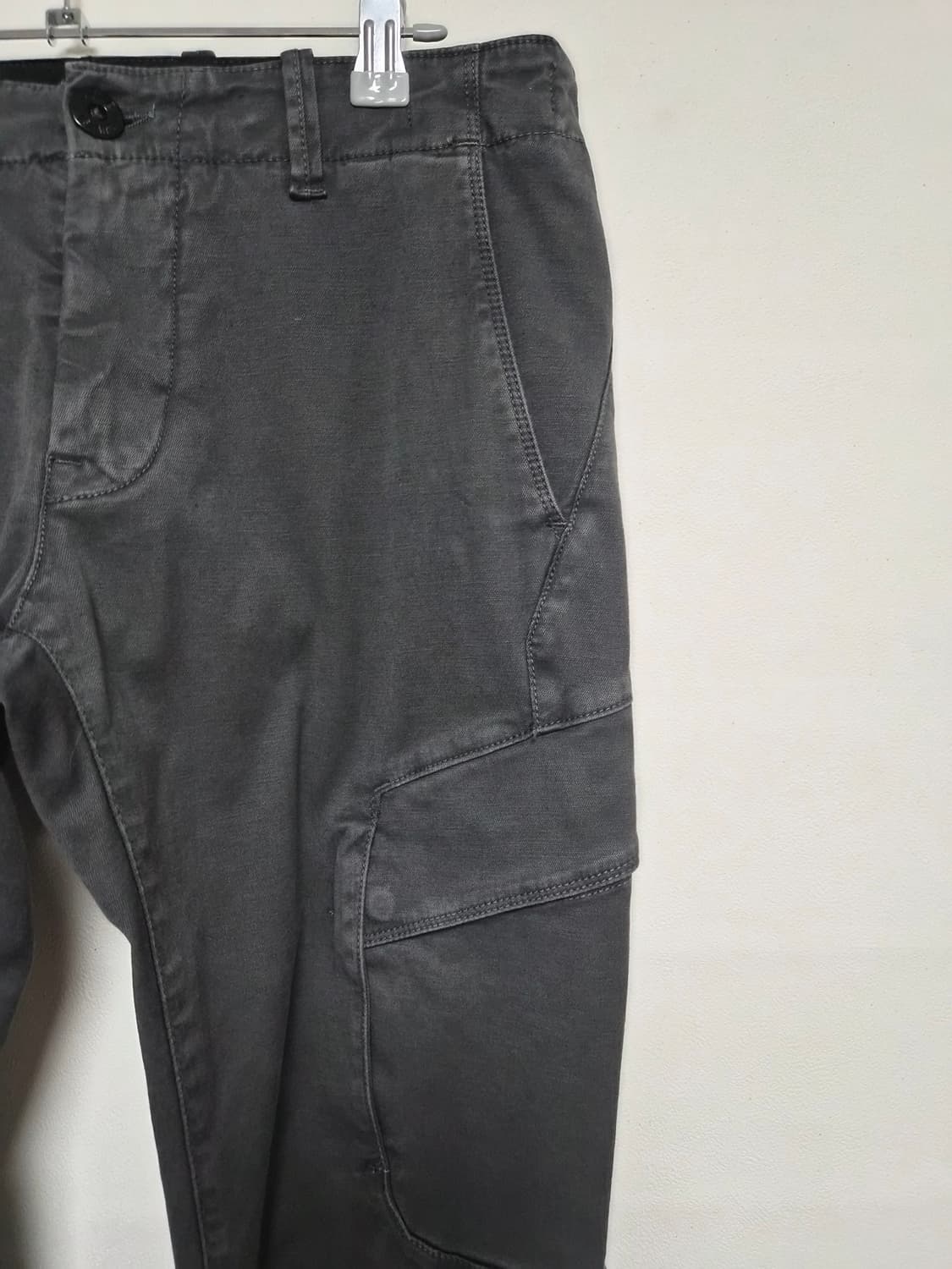 스톤아일랜드StoneIsland 사이드 포켓 블랙 코튼 팬츠 82 P-6 상품이미지3