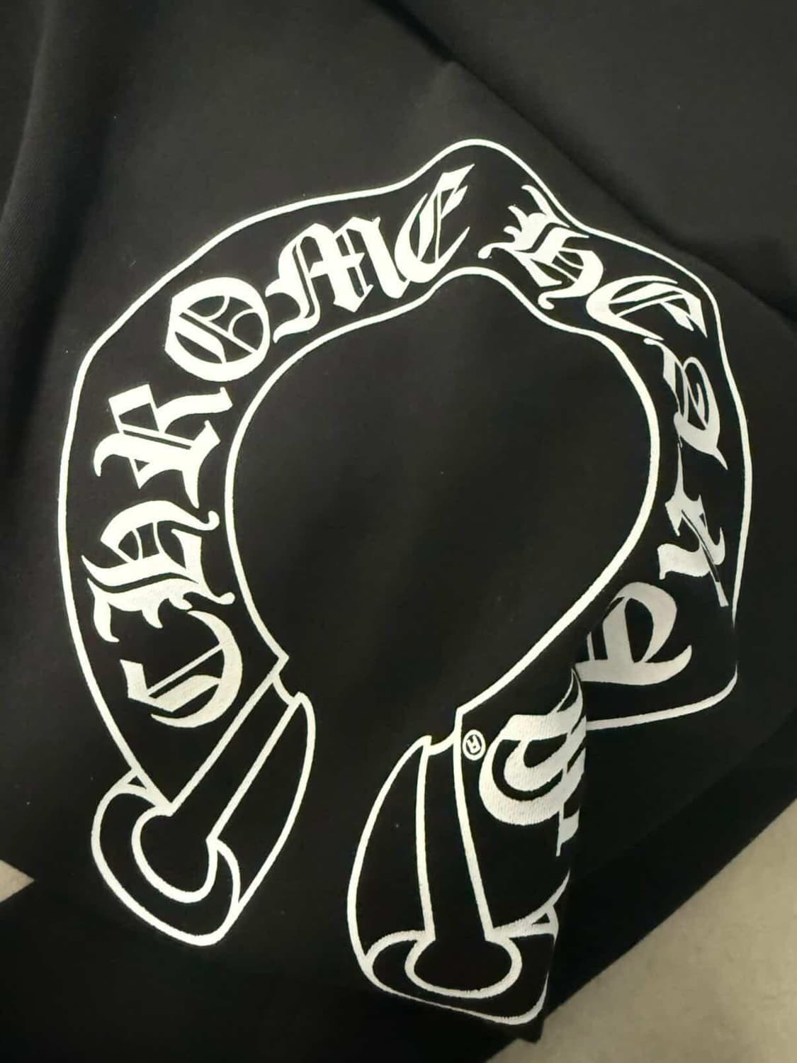 크롬하츠 홀스슈 로고 스웨트셔츠 블랙 상품이미지4