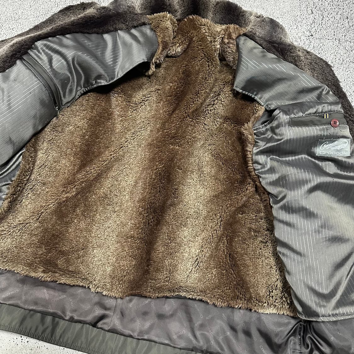 ✨ (바배) 크로커다일 토끼털 내피 남성 점퍼 자켓  상품이미지3