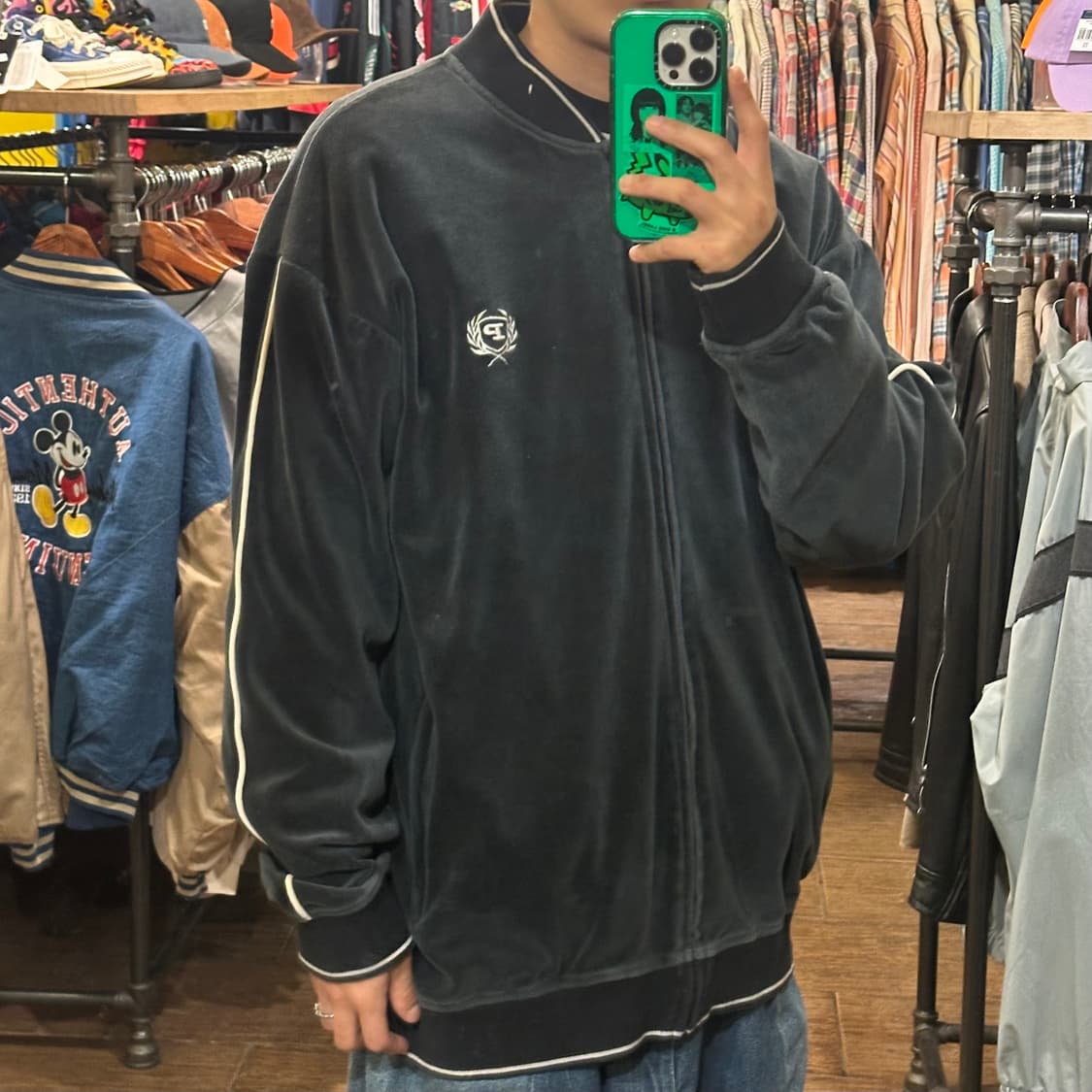 [HI] 빈티지 플리스 블랙 상품이미지4