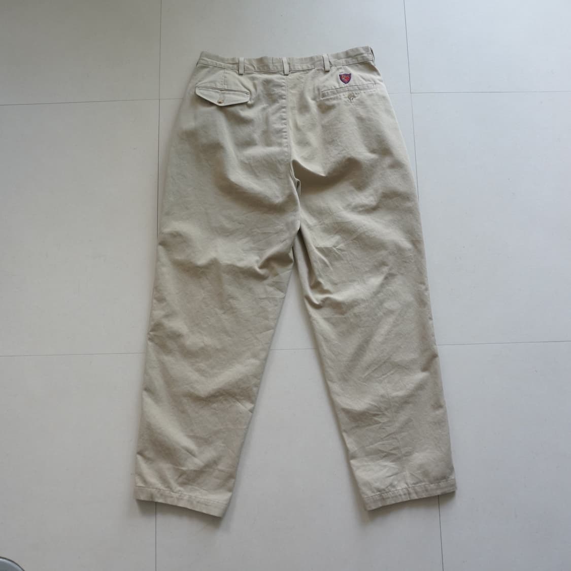 90s 폴로 랄프로렌 클래식 투턱 팬츠 탈론 지퍼 MADE IN USA 상품이미지7
