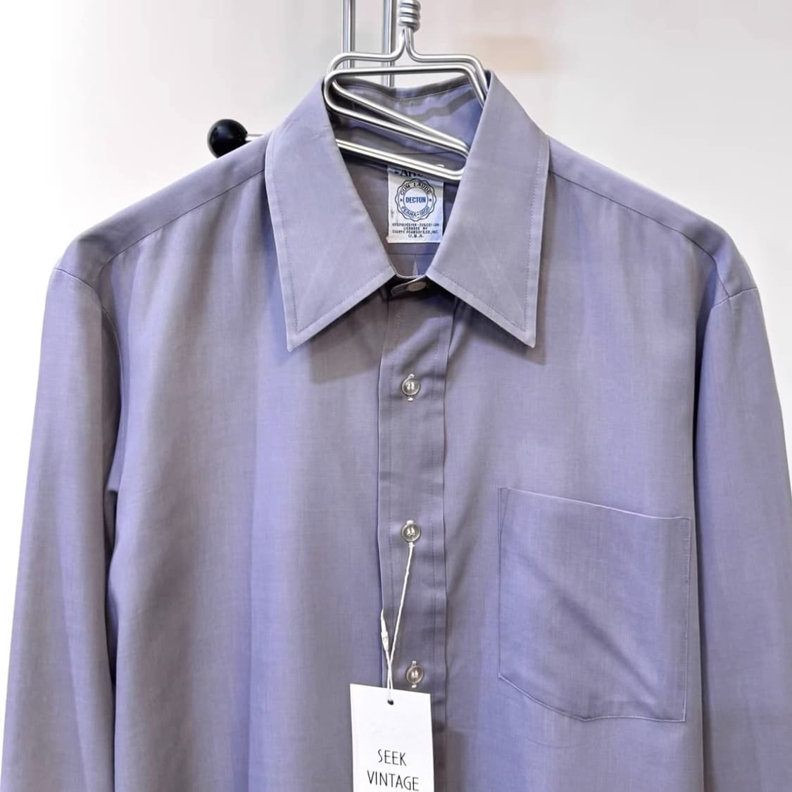 Vintage] 90s Arrow 실키 패브릭 셔츠 상품이미지3