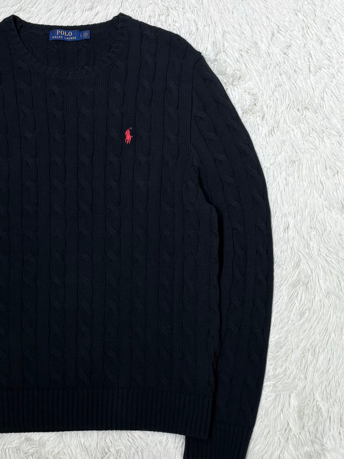 폴로랄프로렌 레드포니 블랙 케이블 니트 상품이미지5
