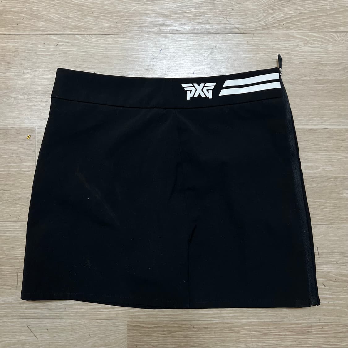 PXG 여성 골프웨어 사이드라인 로고 골프 스커트 스판치마 [블랙] 64 상품이미지3