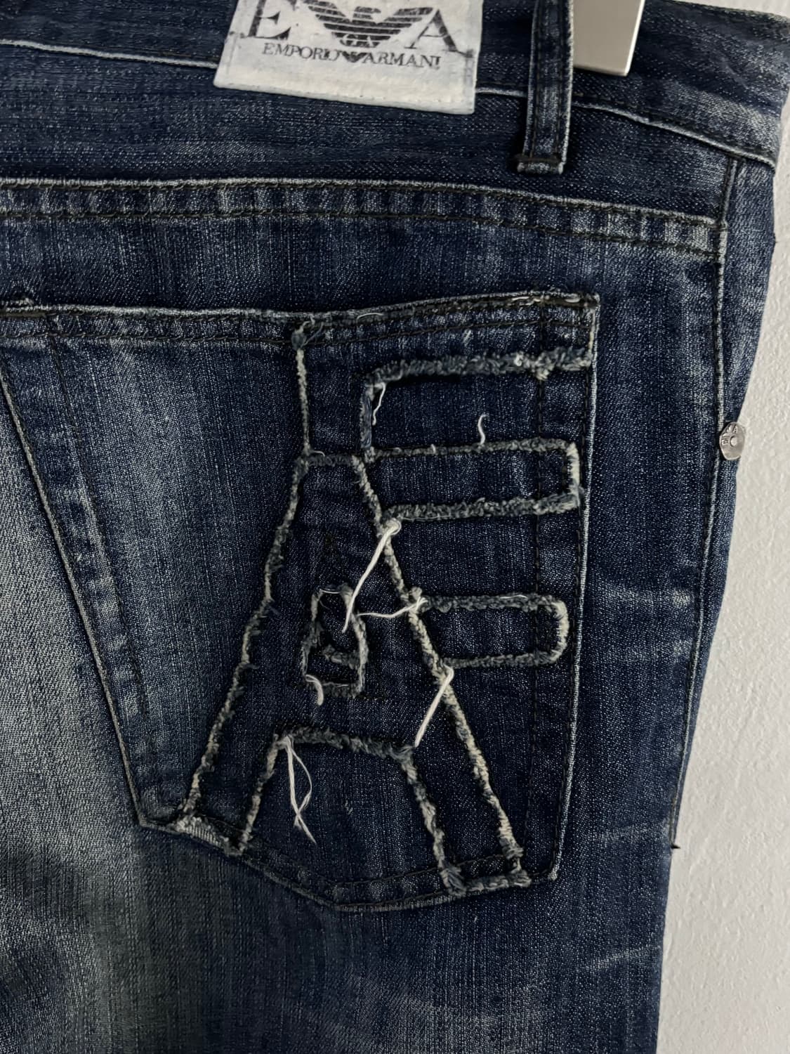 엠포리오 아르마니 패치 워싱 진  상품이미지2