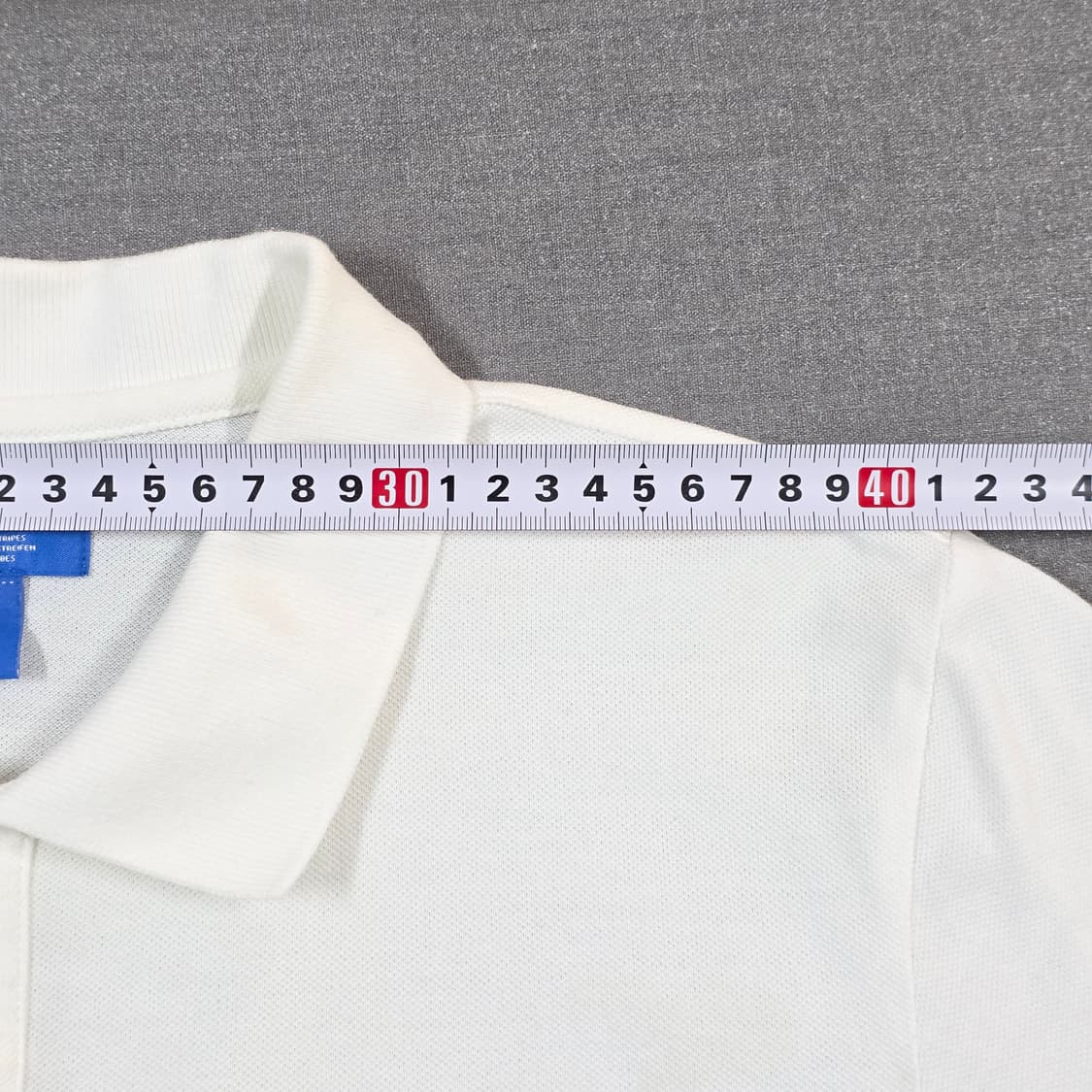 L 95-100 아디다스 파이어버드 화이트 반팔 폴로티 상품이미지7