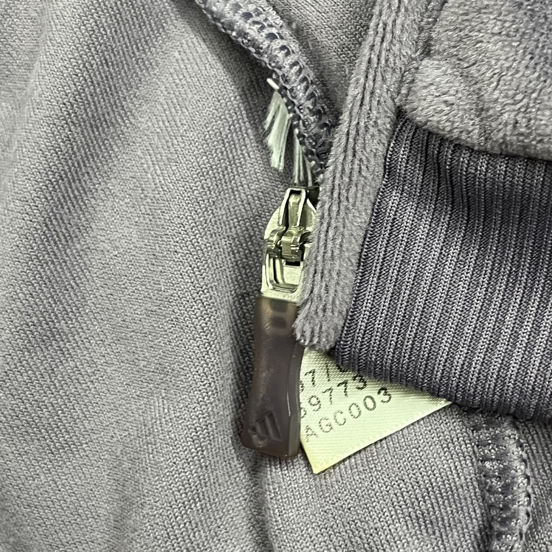 아디다스 퍼플 레몬 벨벳 브이넥 후플 후드집업 85 상품이미지6