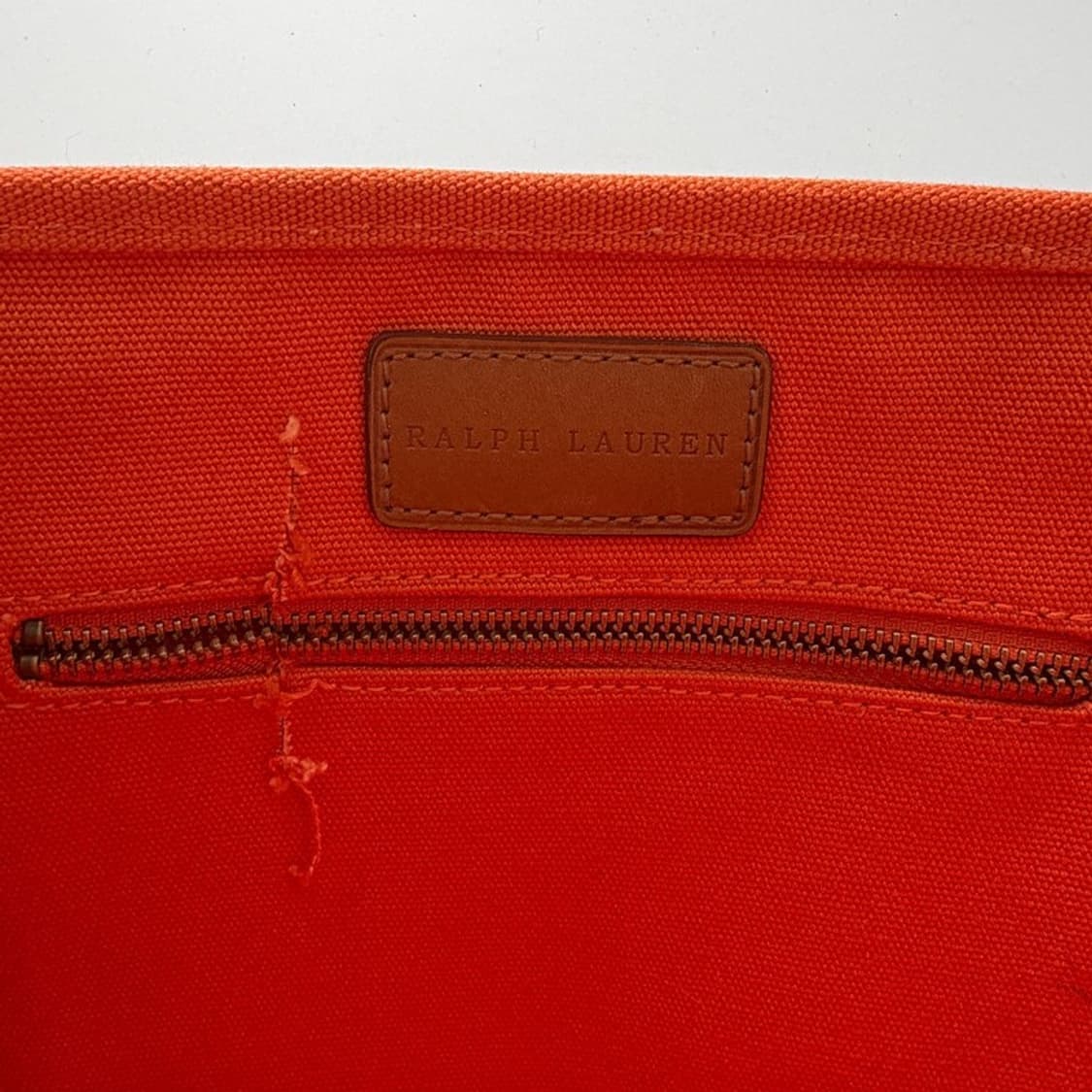 폴로 랄프로렌 빅포니 캔버스 토트백 오렌지 상품이미지6