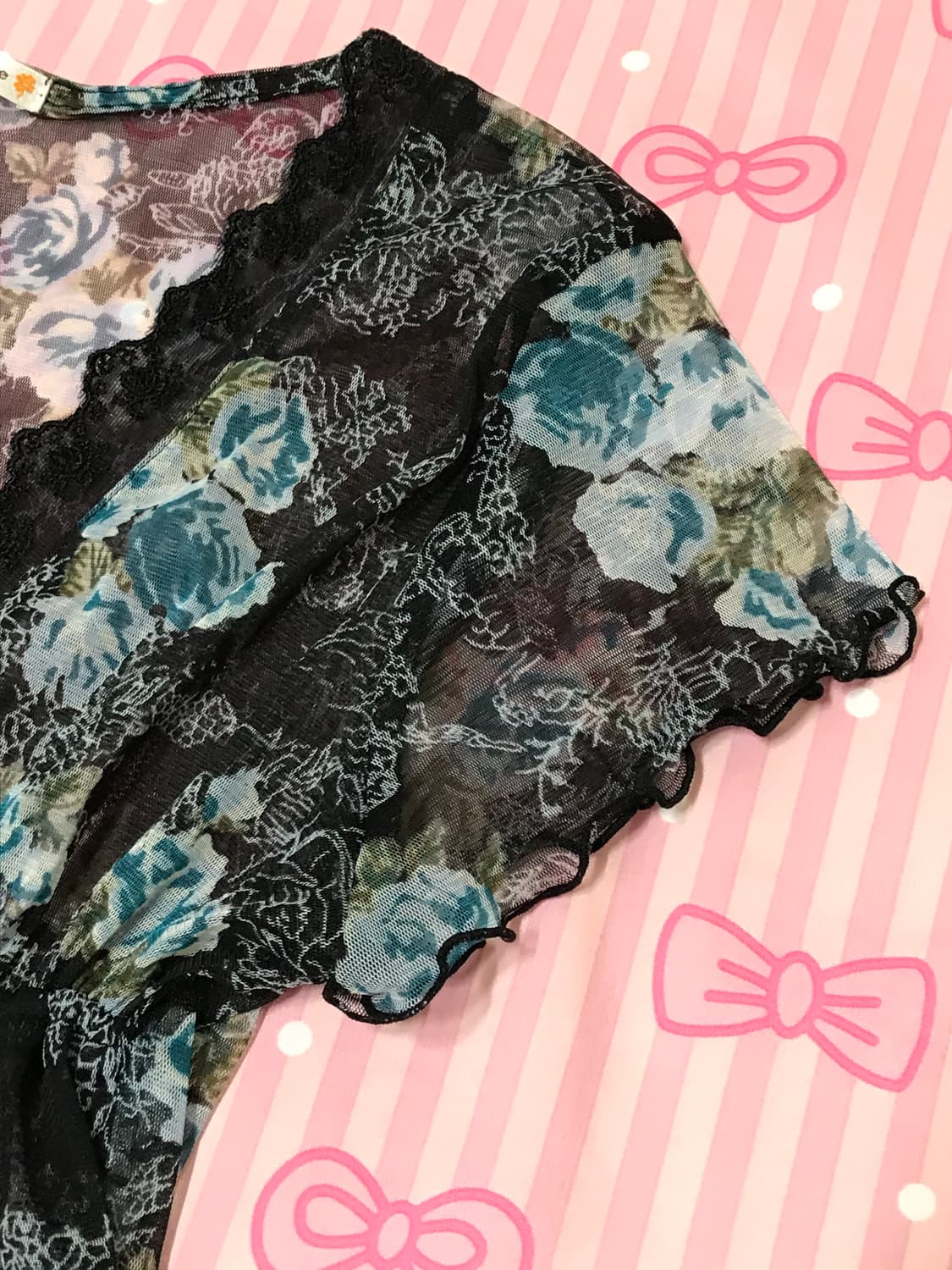 플라워 패턴 쓰리버튼 가디건 페어리 오리엔탈 상품이미지5