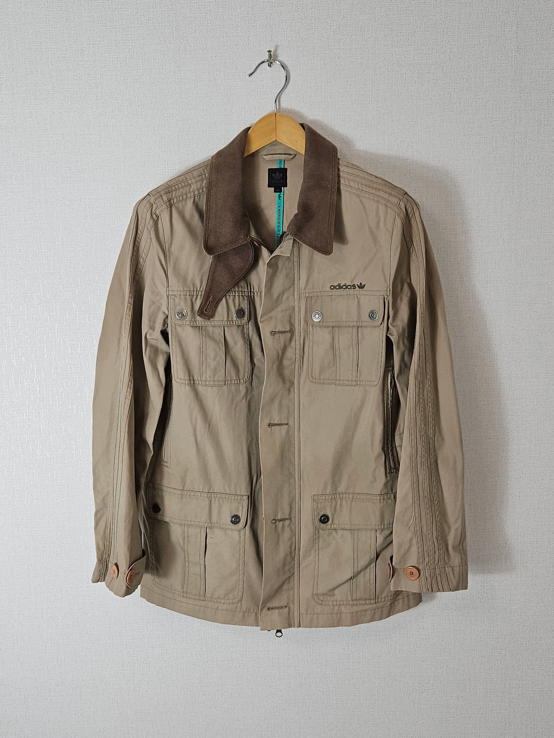 00s 아디다스 사파리 헌팅 초어코트 사파리자켓 멀티포켓 95 빈티지 상품이미지1