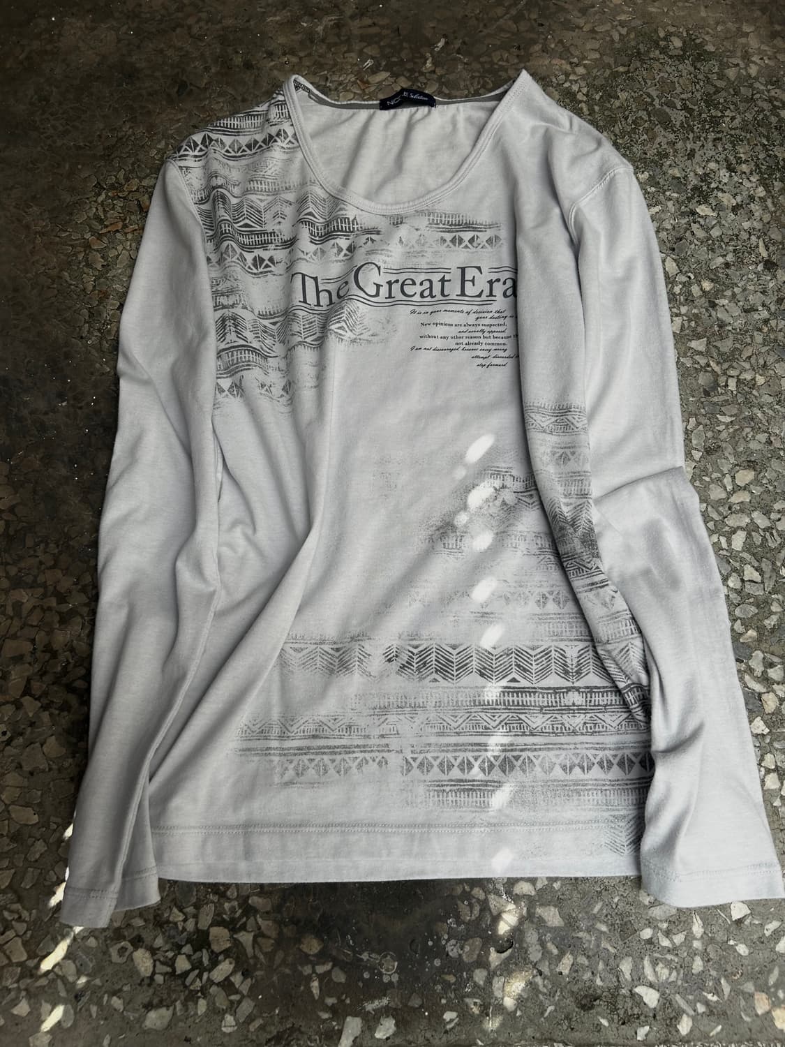 *Rare* JPN 00s 니콜폴맨 프린팅 고딕 롱슬리브 상품이미지1