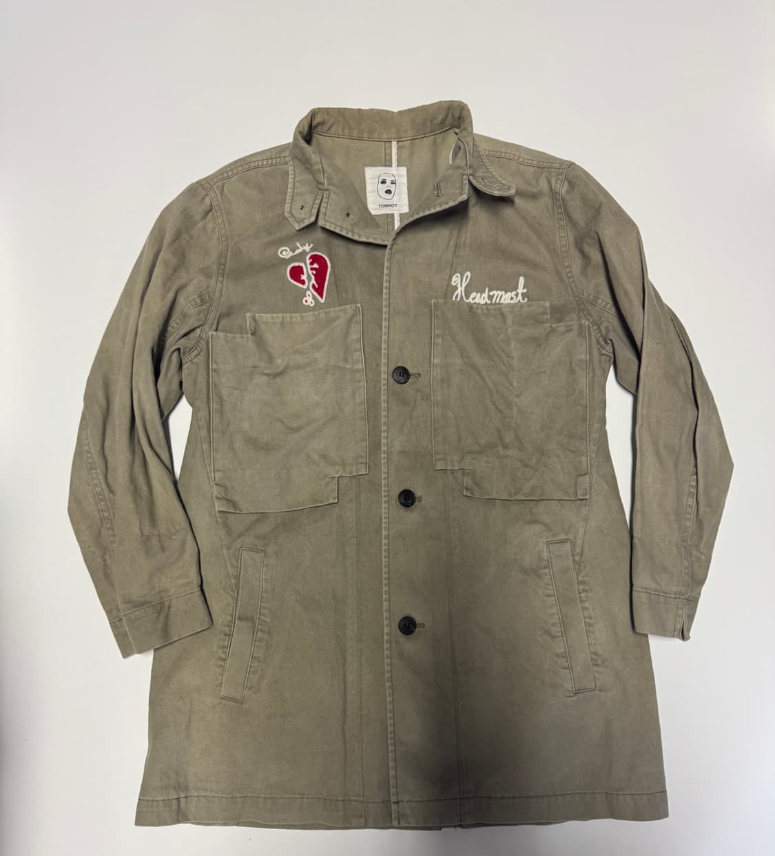 여성 톰보이 Tomboy 야상 자켓 M 빈티지 카키 상품이미지1