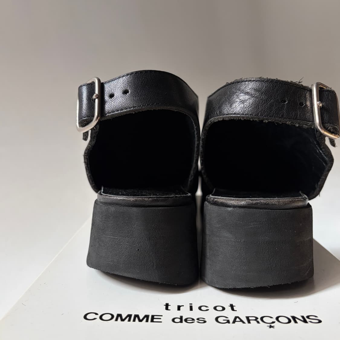 Minimal Leather Slingback Shoes 상품이미지8