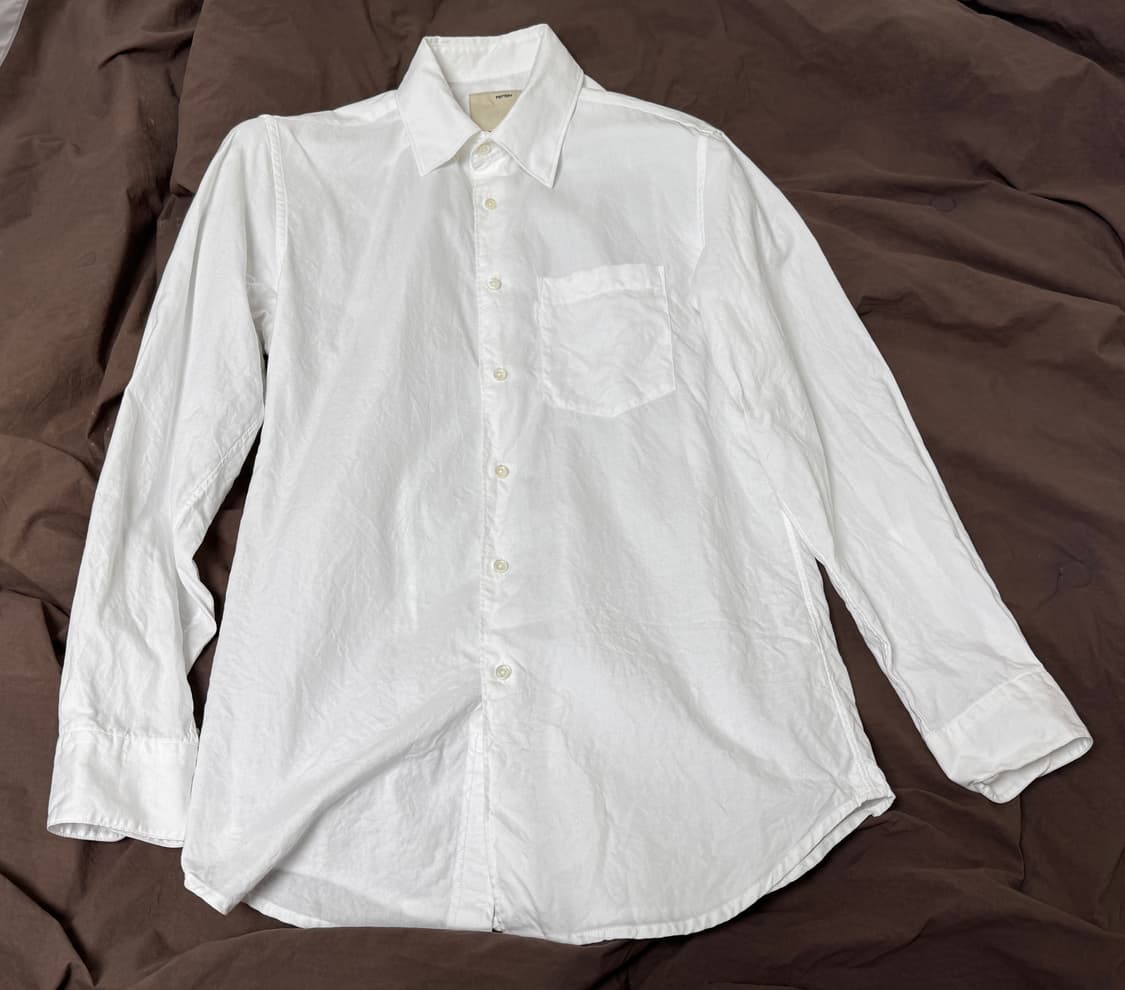 포터리 비즈니스 셔츠 삭스&화이트 1사이즈 상품이미지7