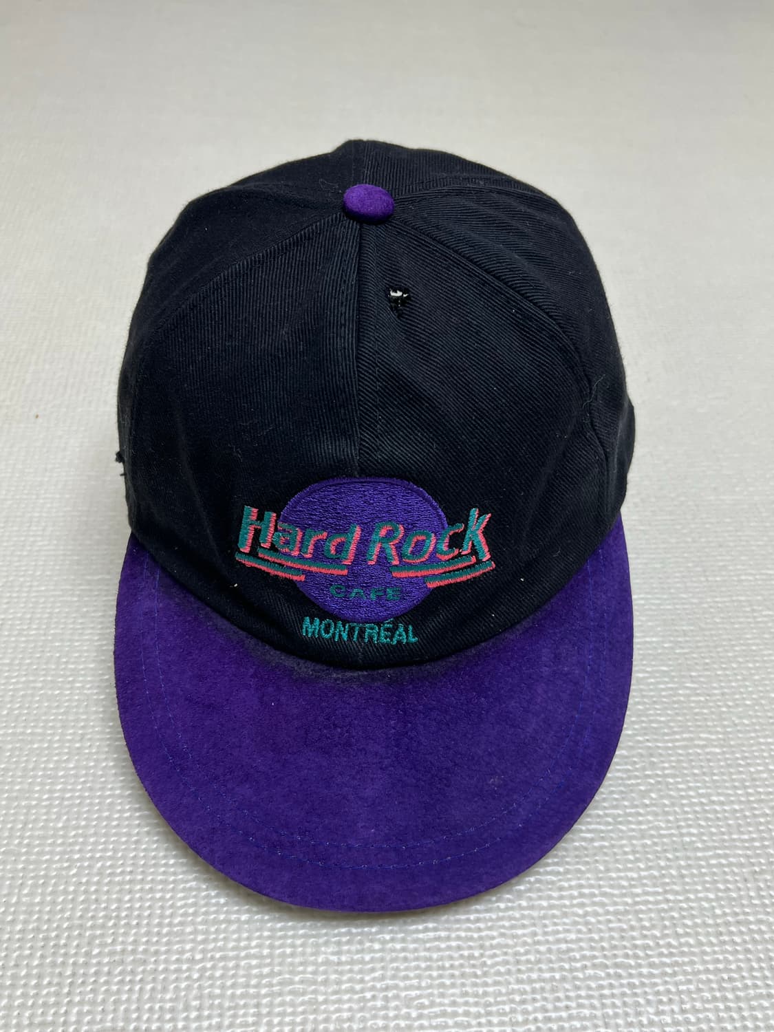 90s 하드락카페 몬트리올 볼캡 블랙/퍼플 상품이미지2