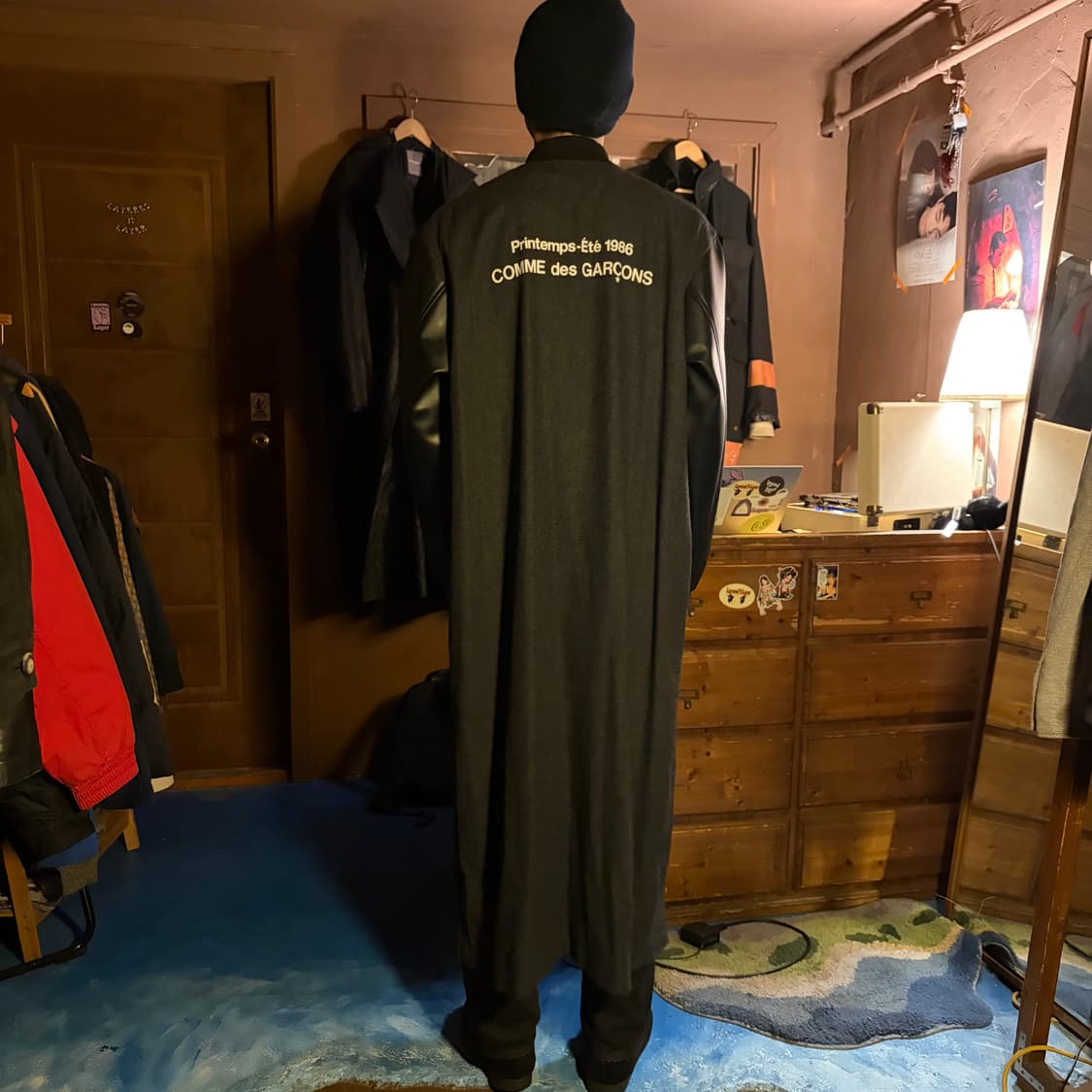 COMME DES GARCONS 1986 WOOL STAFF COAT L 상품이미지2