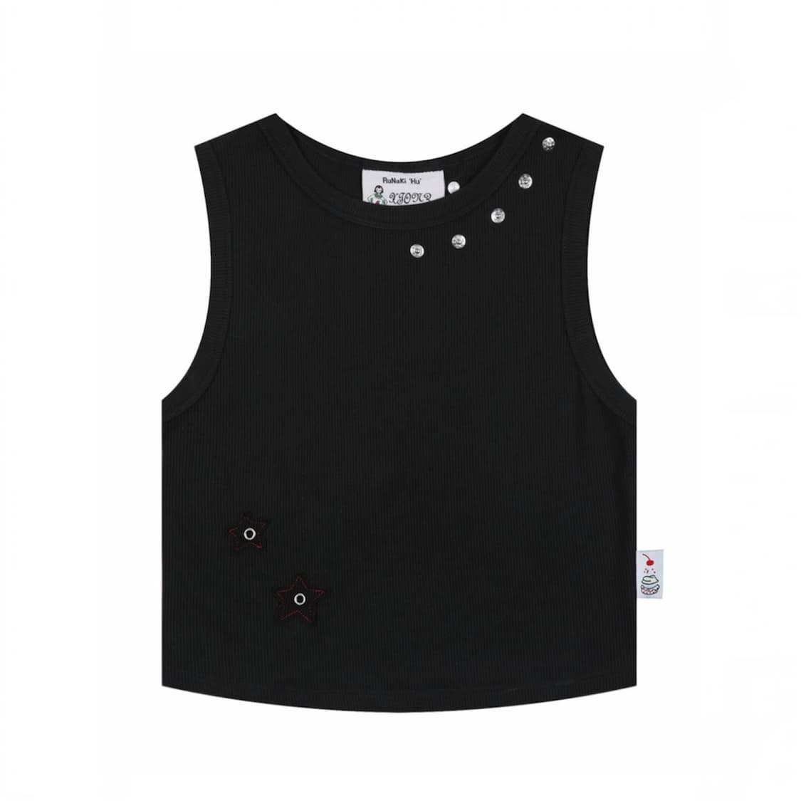 루나키후 WXT060 별똥비 리벳 슬리브리스 (BLACK) 상품이미지1
