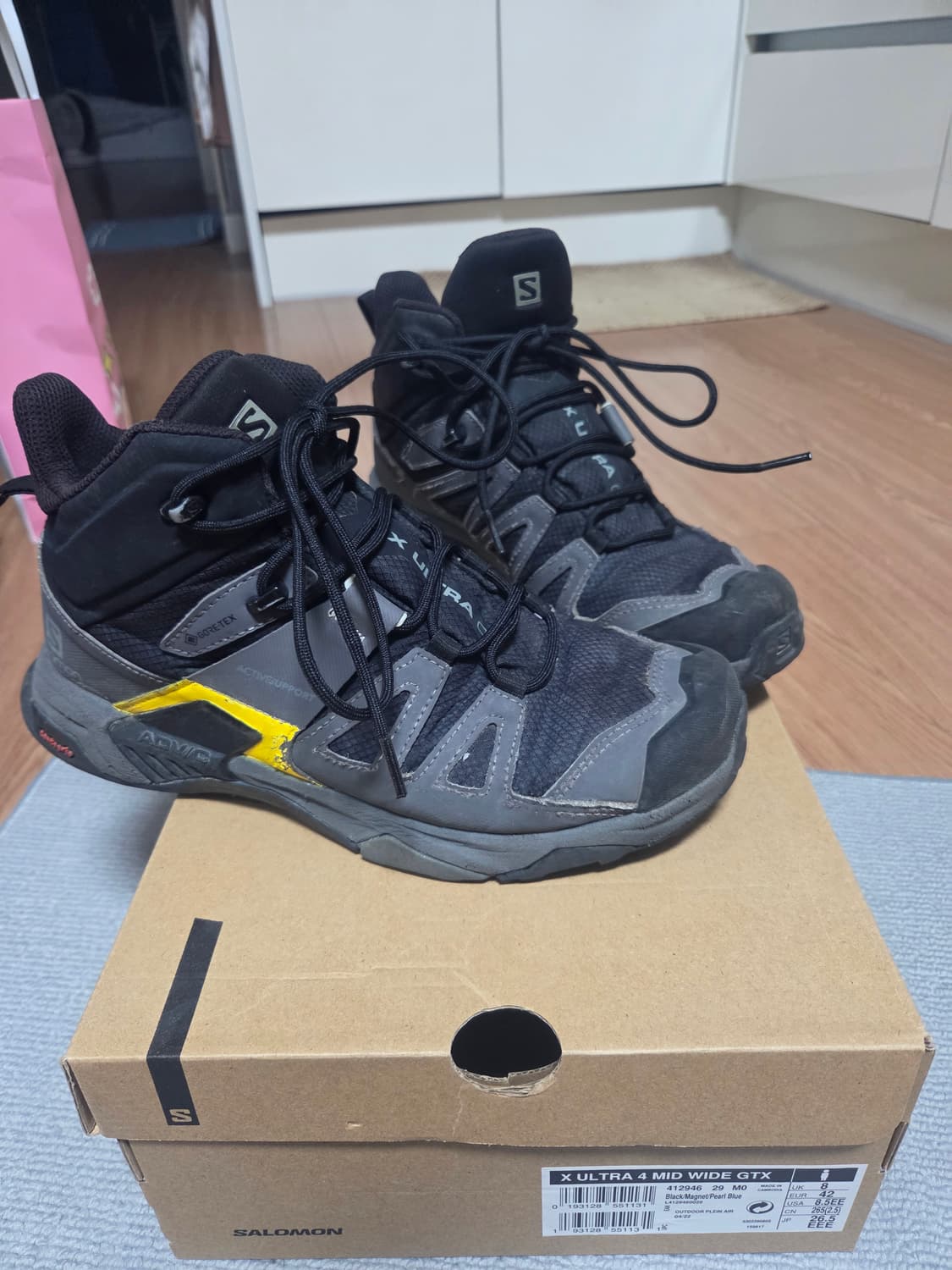살로몬 등산화 x 울트라4 mid wide gtx 265mm 상품이미지1