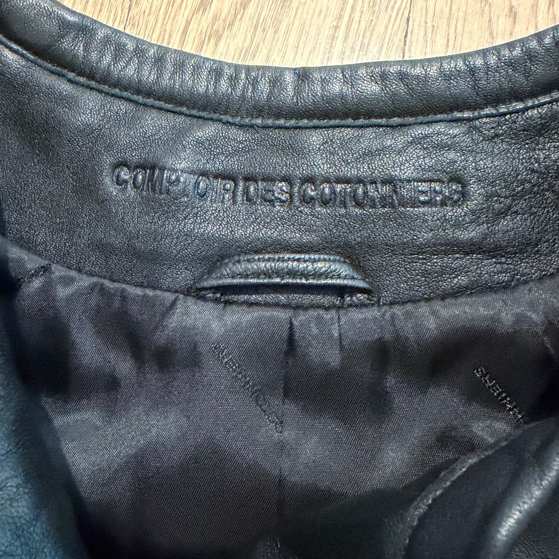 꼼뜨와데꼬또니에 (W) 염소가죽 라이더 자켓 상품이미지3