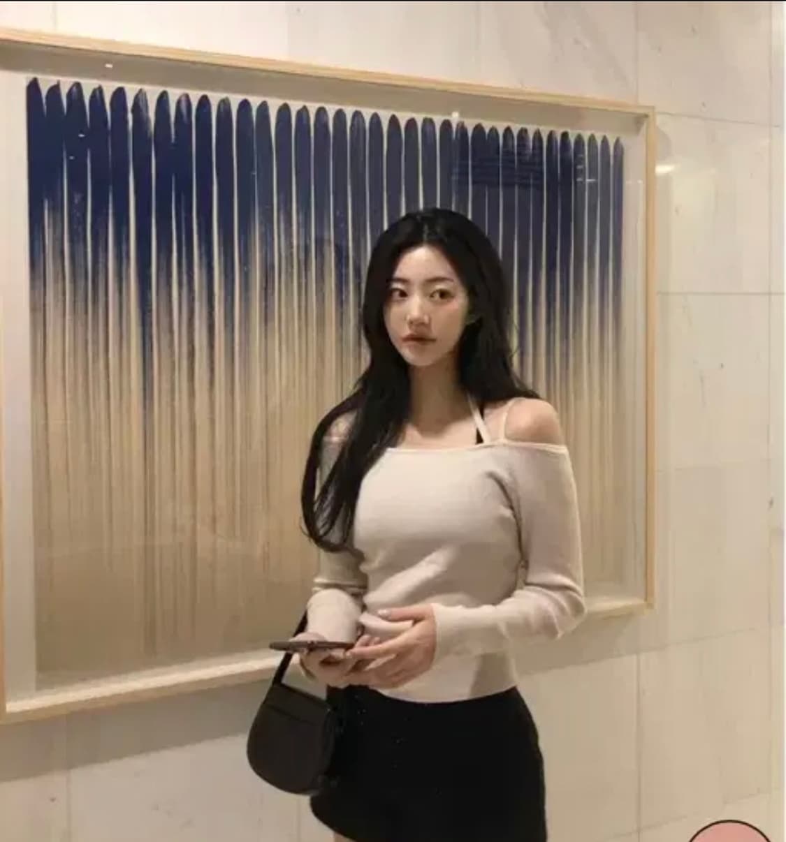 제니오 오프숄더+나시 세트 (트리플 스트랩 티 x자 캡내장 슬리브리스) 상품이미지1